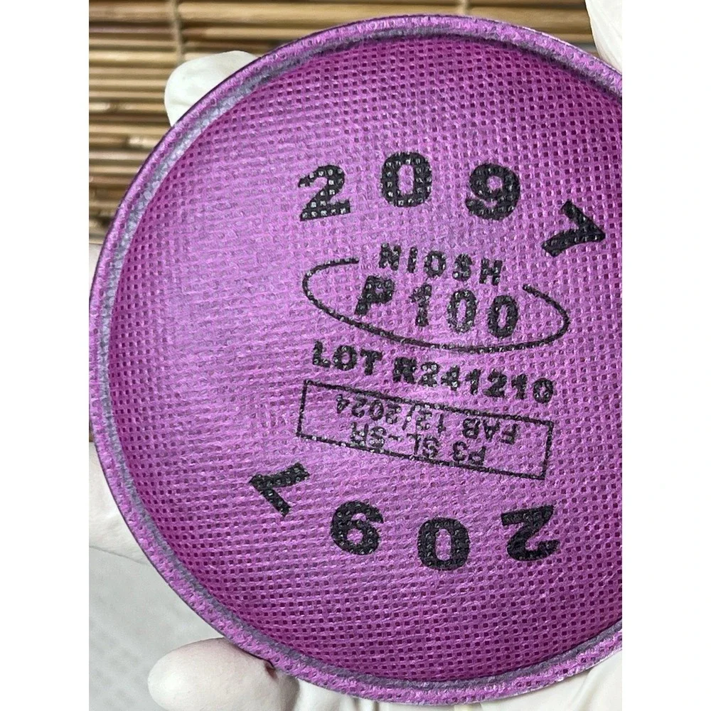 2097 P100 Particulate Filter Nuisance Level Organic Vapor 50 Pc (25 Pack)